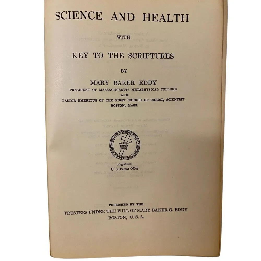 Science And Health With Key To The Scriptures Hardcover Book